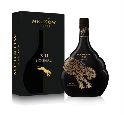 Cognac - Meukow XO - Feline 70 cl.